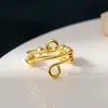Joyería de diseño creativo y único con cuenta de símbolo de infinito giratoria, adecuada tanto para hombres como para mujeres, se puede usar como anillo