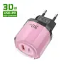 Cargador Rápido Cuadrado de 20W 5V2A Adaptador de Corriente Adecuado para Cabezal de Carga de Teléfono Móvil Apple Android Regulaciones Europeas y Americanas