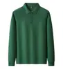 Polos de manga larga, uniformes de trabajo para las temporadas de otoño e invierno, uniformes para personal de catering, camisetas para eventos anuales corporativos, impresos a medida con logotipos y diseños
