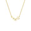 Cadena de clavícula de estrella de cinco puntas de diseño de nicho Ins Luz de lujo de alta gama Colgante de estrella Celebridad de internet Mismo estilo Collar de acero de titanio