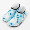 Zapatos de Playa para Niños Transfronterizos, Antideslizantes de Suela Blanda Estampados para Exteriores Acuáticos, Calcetines para Pisos de Deportes Interiores, Secado Rápido