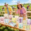 Bs078 Comercio Exterior Conejito de Pascua Huevo Fiesta Souvenir Dulce Bolsa de Papel Portátil Papel Plegado Decorativo