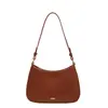 Bolsa Feminina Texturizada com Design de Nicho, Nova Bolsa de Ombro, Bolsa de Mão Versátil para Mulheres, Bolsa Casual de Cor Sólida