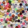 Kit de Material para Acessórios de Joias, Pulseira, Colar, Contas Planas de Acrílico Estrela e Lua 7X4mm DIY