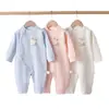 Mono de algodón suave para bebé para primavera y otoño, mameluco para recién nacidos, traje para gatear para niños y niñas, capa base para bebé