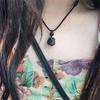 Pequeno Livro Vermelho Novo estilo imitação obsidiana leão colar pingente ajustável colar de tecido na moda todos - combinar cadeia de clavícula