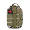 Bolsa Tática de Cintura para Corrida e Ciclismo, Bolsa Médica Multifuncional, Bolsa de Primeiros Socorros Portátil Impermeável de Tecido Oxford, Bolsa Esportiva para Fitness