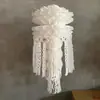 Festival Qingming colgar papel en la tumba para adorar a los antepasados, cintas para la tumba, linternas para barrer tumbas, colgar colgantes de papel verde, suministros para barrer tumbas