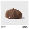 Boina para Mulheres, Outono e Inverno, Estilo Japonês, Tendência, Artística, Emagrece o Rosto, Versátil, Circunferência Craniana Grande, Boina Abóbora