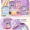 Prancheta Bloco de Notas Cartoon Sanrio Menina Gatinha Kt Desenho a Linha Cachorrinho Página Colorida Prancheta de Mensagens Bloco de Notas