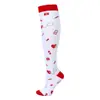 Calcetines de compresión deportivos unisex para pantorrillas, más de 200 estilos de calcetines de compresión largos para saltar la cuerda y correr, directo de fábrica