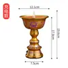 Lámpara Electrónica LED Recargable Budista, Lámpara de Mantequilla Estilo Tíbet, Lámpara Doméstica para Ofrenda a Buda, Lámpara de Larga Duración, Lámpara de Vela Eléctrica
