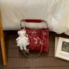 Bolso de Mujer Elegante de Gama Alta, Nuevo Modelo Verano 2026, Diseño de Nicho, Bolso Cruzado con Cadena al Hombro, Bolso Cubo Popular