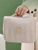 Gancho de Almacenamiento de Viaje de Sarga Estilo Coreano Neceser, Plegable Multifuncional Colgante Gran Capacidad Impermeable Portátil Bolsa de Maquillaje