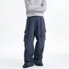 Pantalones anchos de estilo americano para mujer, pantalones de trabajo deconstruidos para hombre, diseñados para ser holgados y versátiles, casuales, modernos, retro, nuevos para primavera y verano
