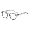 Montura de gafas pequeña estilo retro europeo y americano con estampado de leopardo para mujer, estilo japonés de alta gama, bloqueo de luz azul, gafas planas versátiles para hombre