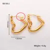 Estilo Ins Europeu e Americano Novos Brincos Plissados Brincos Torcidos Brincos Elegantes Ouro 18K Real Brincos da Moda de Alta Qualidade