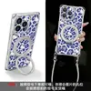 Funda de teléfono de gato con estampado de leopardo para Apple 17 Pro Max, iPhone 15 con cordón en las cuatro esquinas, 16 con soporte, 14 con correa cruzada para mujer
