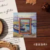 Marcadores de Metal de Pinturas Famosas del Mundo Retro Exquisitos de Alta Gama Van Gogh Monet Pintura al Óleo Clips para Libros Recompensa para Estudiantes Pequeños Regalos