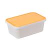 Lonchera desechable de plástico engrosado esmerilado caja antirrobo rectangular para llevar embalaje caja a prueba de fugas imprimible caja para comida rápida