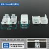 Tira led recubierta de alto voltaje unión sin soldadura tira 220v indirecta par de una palabra conector cob/smd
