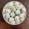 Colorido DIY joias pequenas contas cerâmicas soltas mudança de forno contas de porcelana com furo grande acessórios para pulseira material Contas de cerâmica Jingdezhen