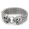 Pulseira de Aço Titânio com Mitologia Nórdica, Sem Desbotamento, Pulseira Personalizada Retrô com Cabeça de Lobo Viking, Joias Masculinas Europeias e Americanas Transfronteiriças