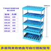 Estante de Almacenamiento para Brocas Fresadoras CNC 187 Agujeros Portabrocas Porta pinzas de sujeción Almacenamiento Estante Multicapa Apilable