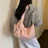Bolso grande holgado para mujer 2026 nuevo versátil para el trabajo de un solo hombro bandolera bolso de tela plisada bolso tote