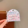 Novas Unhas Infantis Removíveis Vestíveis na Caixa para Meninas, Adesivos de Unha Removíveis, Adesivos de Unha Exquisitos de Desenho Animado, Peças de Unha