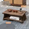 En stock Mesa Pequeña para Ventana de Bahía de Tatami de Madera Maciza Mesa de Té para el Hogar Mesa Plegable Patas Mesa de Café Mesa Baja Pequeña para Sentarse en el Suelo