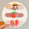 Fita Mágica Infantil Desenho Laço Renda Franja Patch para Meninas Pequenas, Fixador de Cabelo Amigo do Cabelo para Meninas