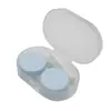 Fornecimento Direto da Fábrica Pequeno Fresco Simples Cor Doce Compacto Estojo para Lentes de Contato Caixa Companheira Fofa Caixa de Cuidados para Lentes de Contato
