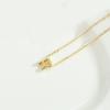 Collar con letras para mujer, estilo nicho de moda, cadena de clavícula sencilla, exquisita y de gran venta en Europa y Estados Unidos