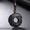 Colgante de jade hetiano natural de la suerte para hombres y mujeres con hebilla de seguridad de reencarnación, colgante de jade, suministro de jade vivo.