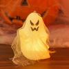 Halloween Luces de Fantasma Divertidas Luces LED de Calabaza Divertidas Luces de Ambiente de Horror para Fiesta de Halloween Adornos Decorativos