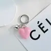 Llavero de Acrílico Multicolor de Venta Caliente Decoración Creativa en Forma de Corazón Colgante Decoración para Llave de Coche Colgante Creativo y Versátil