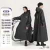 Impermeable Eléctrico Beimei, Protección Larga para Lluvia de Cuerpo Completo para Adultos, Poncho de Lluvia Grueso y Ampliado para una Persona, Impermeable para Mujer