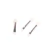 Pincel de Sombra Dupla Face, Esponja para Sombra Prateada, Pincel de Delineador, Pincel de Maquiagem Multiuso, Acessório para Paleta de Sombras, Pincel de Reposição