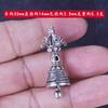 Colar Pingente Pingente Vajra Prata Cruz Xizang-estilo Vajra Pestle Bicolor