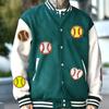 Amazon Transfronterizo Punto Caliente Deportes Serie de Balones Borde Dorado Chenilla Baloncesto Voleibol Fútbol Béisbol Parche