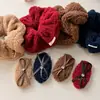 Goma de Pelo de Felpa Otoño e Invierno Estilo Coreano Oversize Dulce Cuerda para Moño Simple Pin para Flequillo Bb