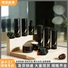 Botellas de Vidrio Cosmético Negras de Gama Alta 30ml-120ml, Botellas para Esencia y Loción, Fabricante de Botellas para Crema y Crema Facial de 30g