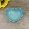 Exportar Francia el Plato Corazón de Melocotón Amor Plato Hondo Plato con Forma de Corazón Degradado Porcelana Europea Plato para Sopa Esmalte de Color Color Sólido