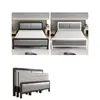 Cama plegable sencilla para el hogar, cama doble de hierro de 1,5 m, habitación de alquiler, cama individual de hierro engrosada de 1,2 m