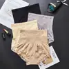 Pantaletas de Encaje de Cintura Alta para Mujer, que Moldean el Vientre y Levantan los Glúteos, Sin Costuras, Transpirables, Moldeadores del Cuerpo, Cómodos, Estilo de Color Sólido