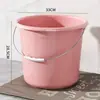 Cubo para la ropa sucia, cubo de gran capacidad para uso doméstico, dormitorios de estudiantes, con tapa, cubo de plástico al por mayor, cubo de agua, cubo de almacenamiento engrosado, al por mayor