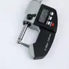 Micrómetro Digital de Alta Precisión con Pantalla Digital 0-25Mm0.001Mm Tipo Tambor de Cintura Micrómetro Digital para Espesor de Pared de Tubo