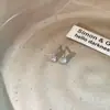 Pendientes de Botón Cuadrados de Circonita Geométricos Ultra Brillantes para Mujer, Exquisitos, Compactos, Pendientes de Gama Alta, Versátiles, Moda Stylish de Nicho Ins