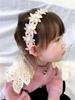 Diadema de Flores de Princesa para Niños Personalizada Hecha a Mano Bordada Flor Accesorios para el Cabello de Niños Procesamiento